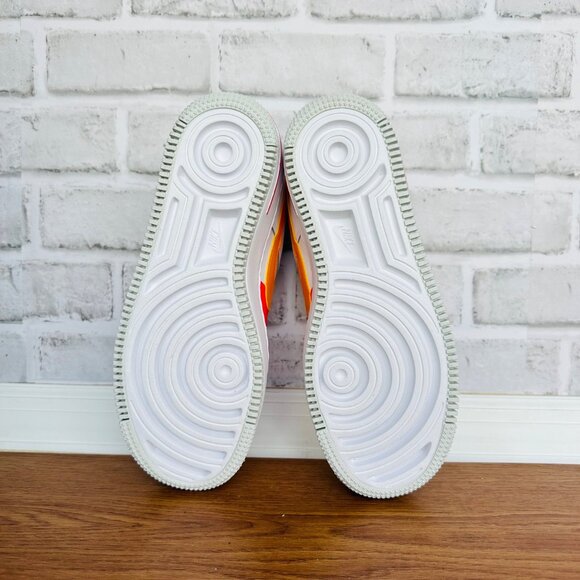 ⭐Nike Air Force 1 Shadow 7.5 Womens Retro Shoes Sneakers White Orange DZ1847-10 - Picture 14 of 14